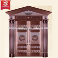 Factory Custom Luxury Entrance Bronze Door, Double Swing Copper Door